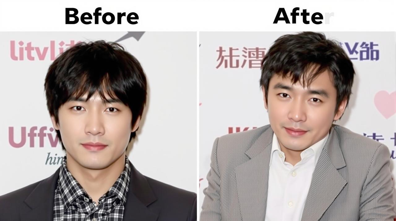 某男星被曝整容失败，近照与早年对比令人唏嘘